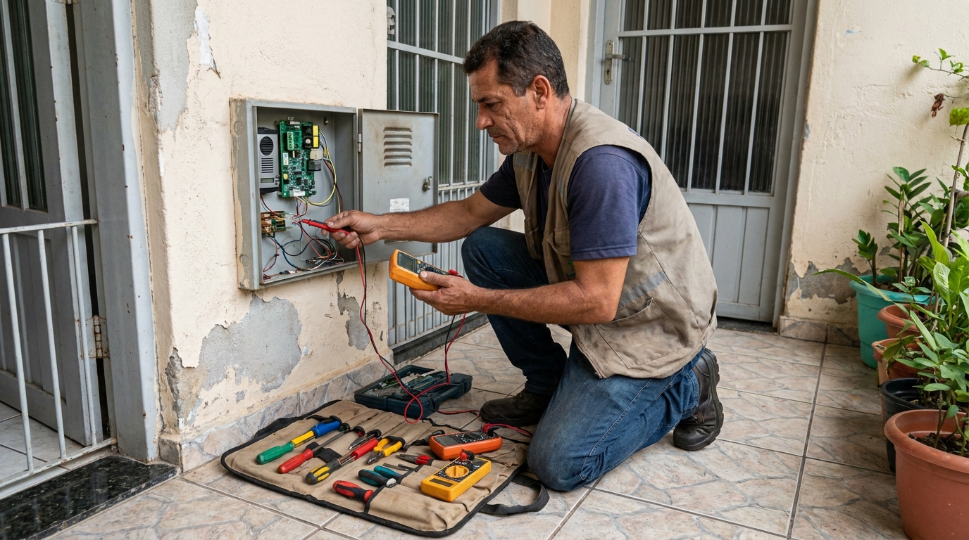 Conserto de interfone profissional em Ponta Grossa‑PR