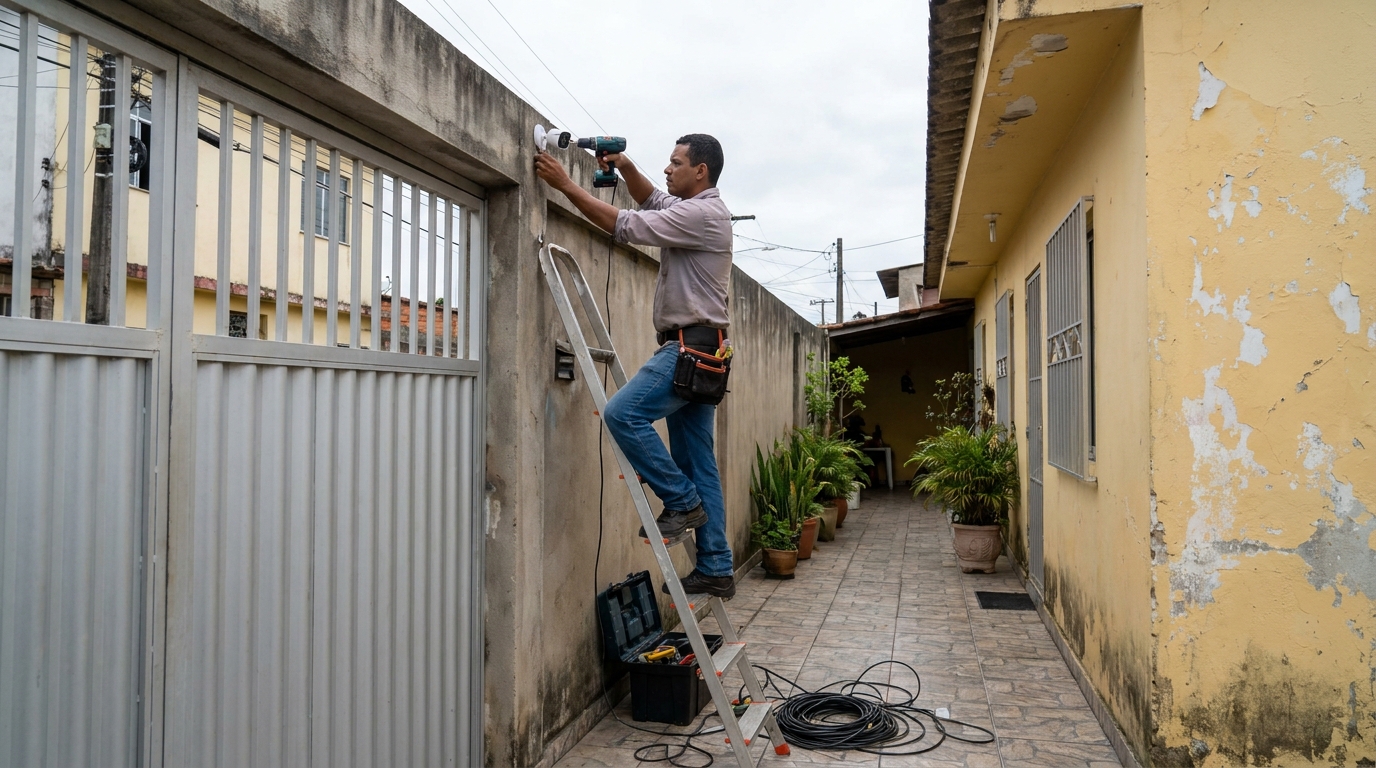 Instalacao de cameras de seguranca profissional em Ponta Grossa‑PR