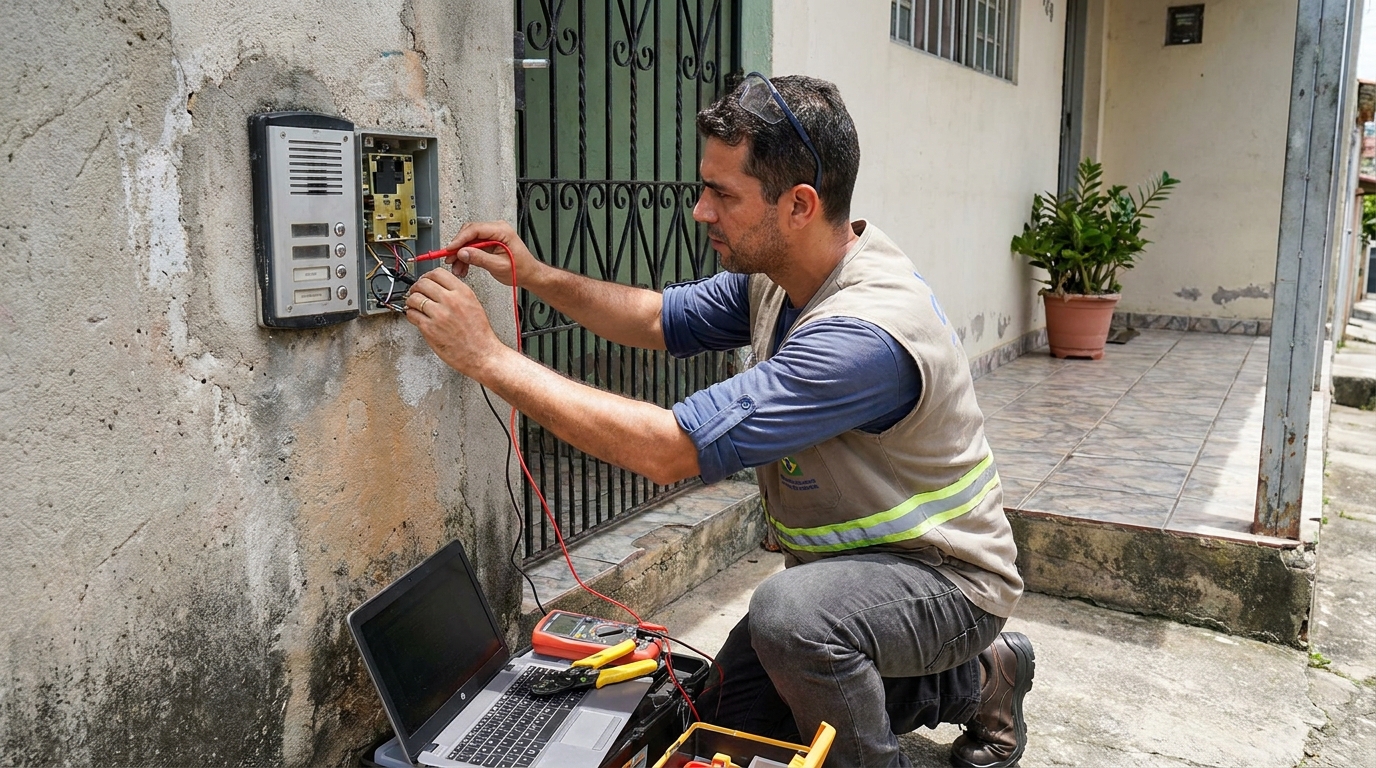 Reparo de interfone em Ponta Grossa‑PR